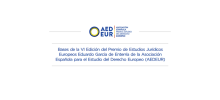Concesión del VI Premio de Estudios Jurídicos Europeos Eduardo García de Enterría al profesor D. Javier Esteban Ríos