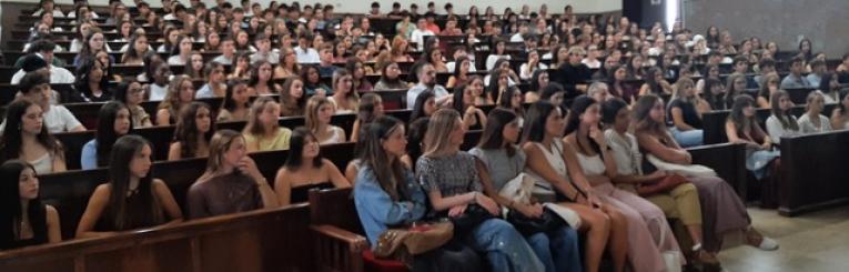 Acto de bienvenida a los alumnos de nuevo ingreso del Grado en Derecho
