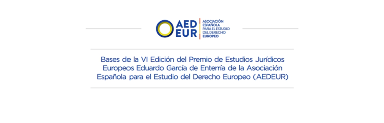 Concesión del VI Premio de Estudios Jurídicos Europeos Eduardo García de Enterría al profesor D. Javier Esteban Ríos